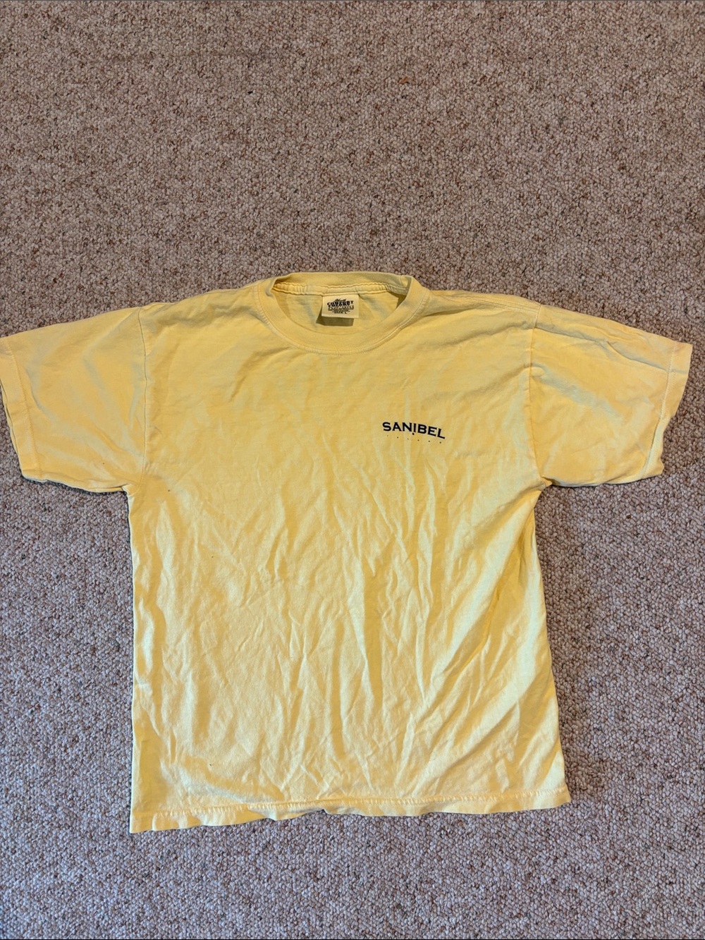 Comfort Colors Sanibel Island Short Sleeve Tee, Youth L, yellow